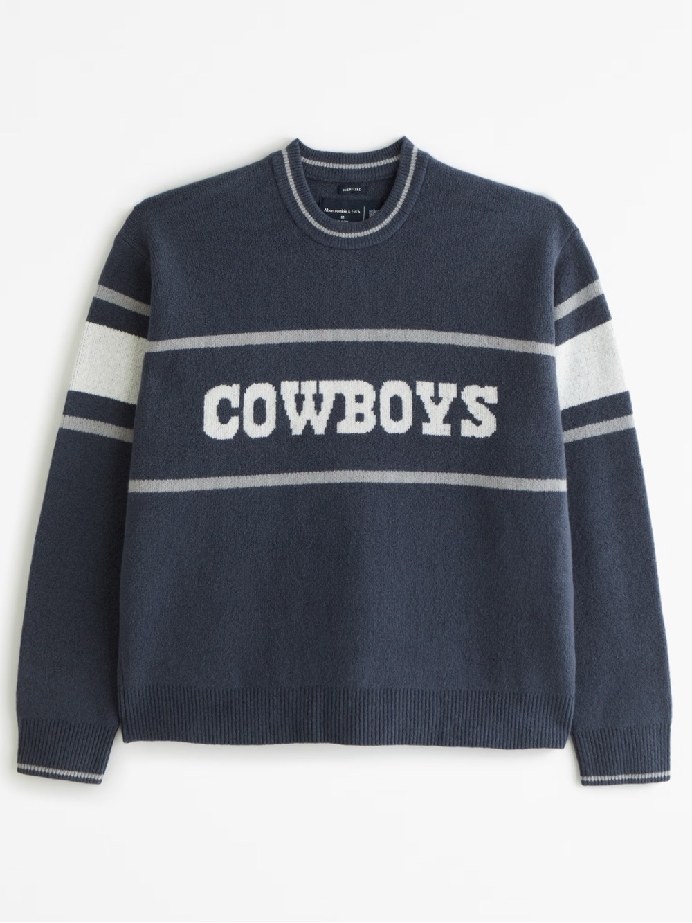 Men's Navy 'COWBOYS' Crewneck Sweater